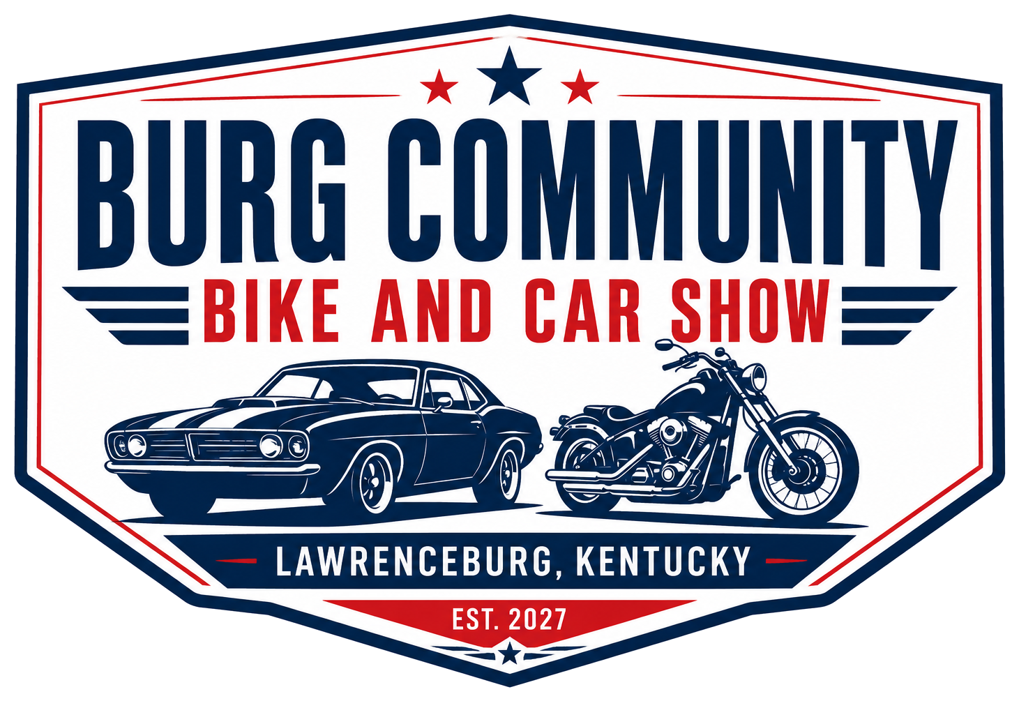 Burg Community Bike and Car Show badge